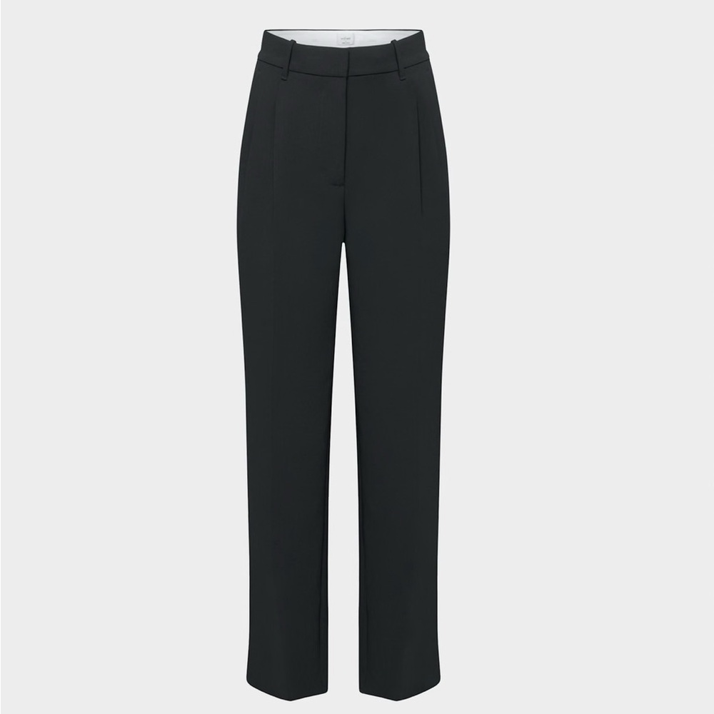 Aritzia Wilfred Black Effortless Trousers
